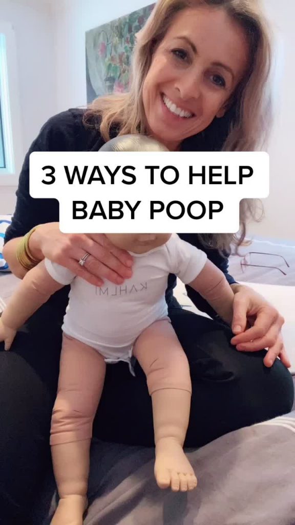 @kahlmi 3 quick ways to help baby poop. #babytips #babymassage #babyhacks ...