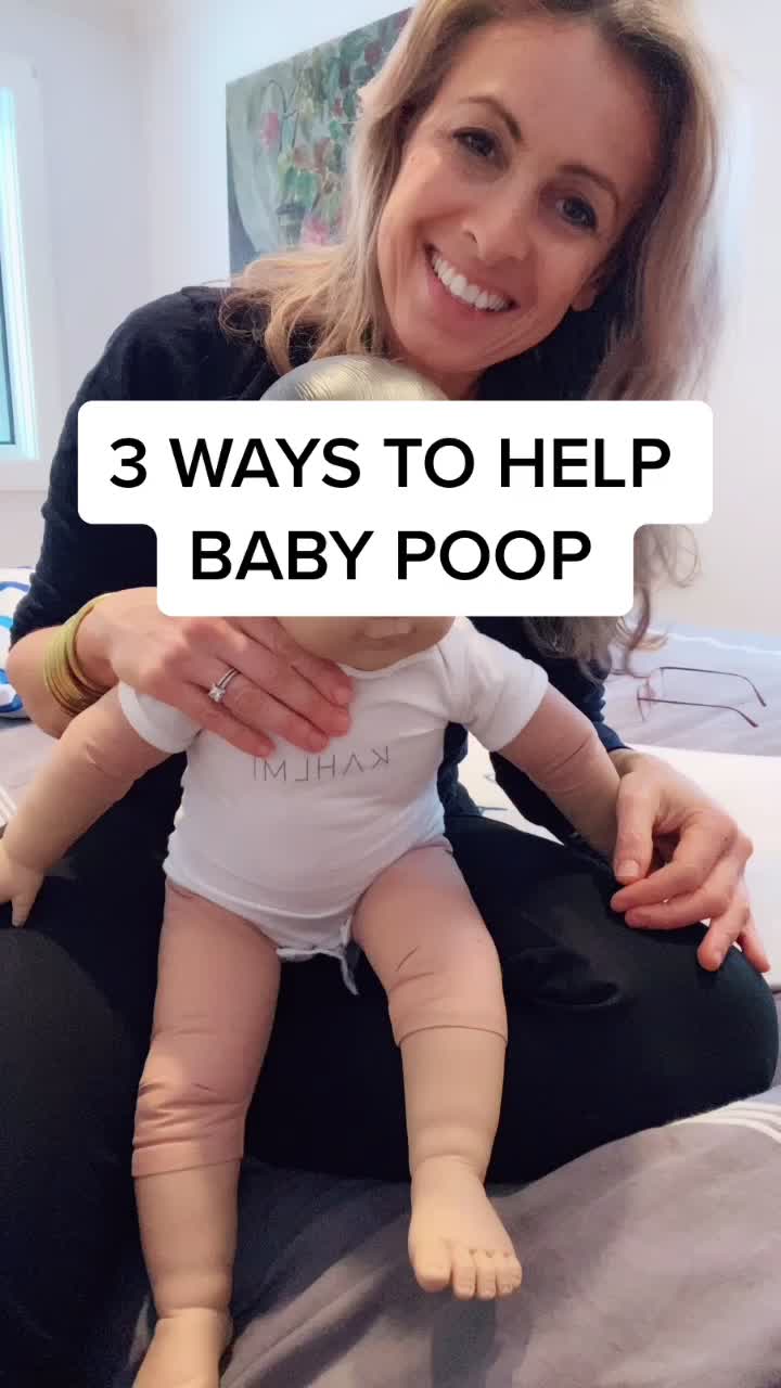 @kahlmi 3 quick ways to help baby poop. #babytips #babymassage #babyhacks ...
