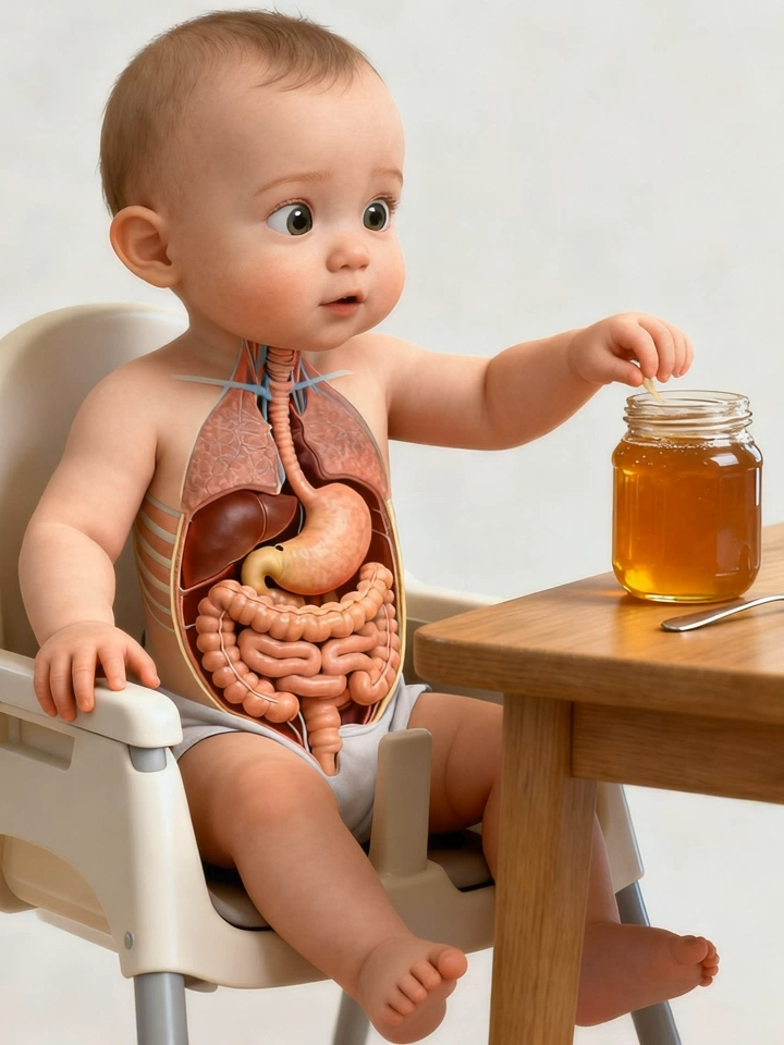 @xiaobin.wu7 Many parents think honey is a natural superfood, but for infants un...