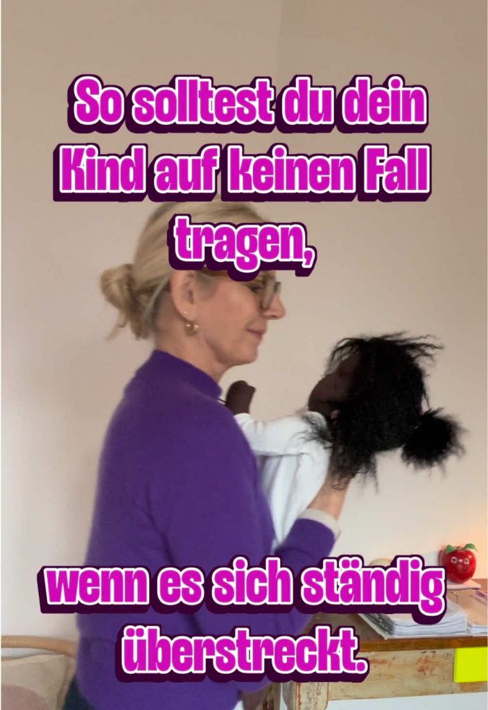 @bettina.pauly Richtiges Tragen kann helfen, diese Spannung abzubauen. Achte dar...