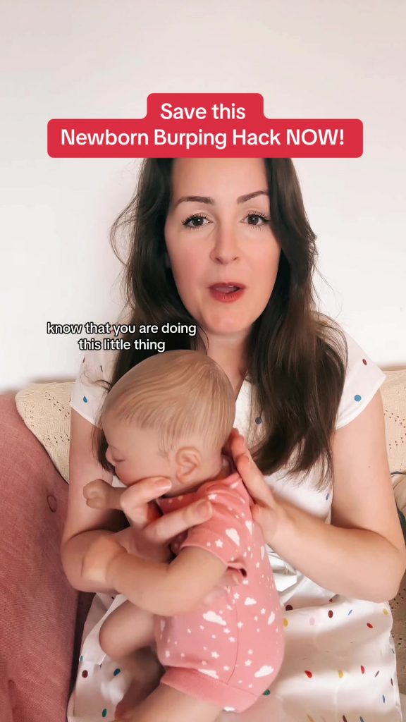 @enchantednanny SAVE NOW - The traditional method for burping a baby. #parentsof...