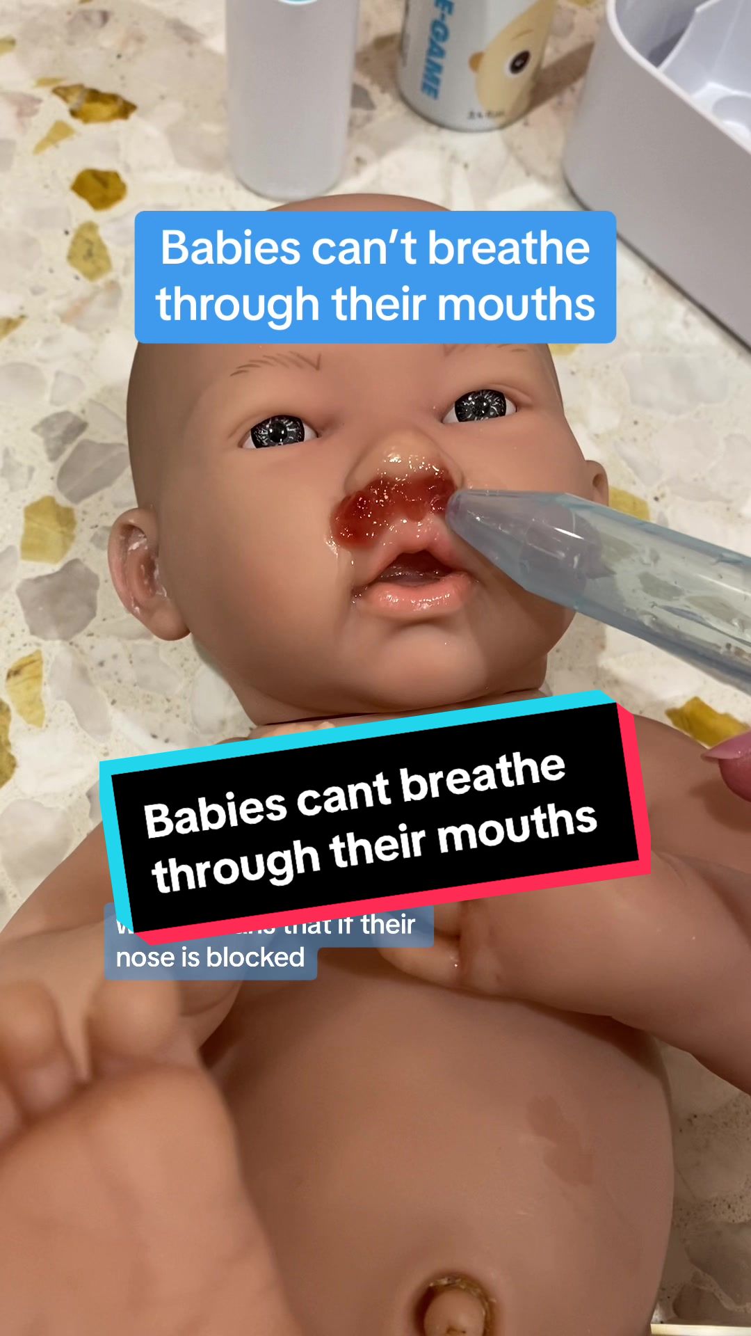 @fridababy Did you know that babies can’t breathe through their mouths for the f...