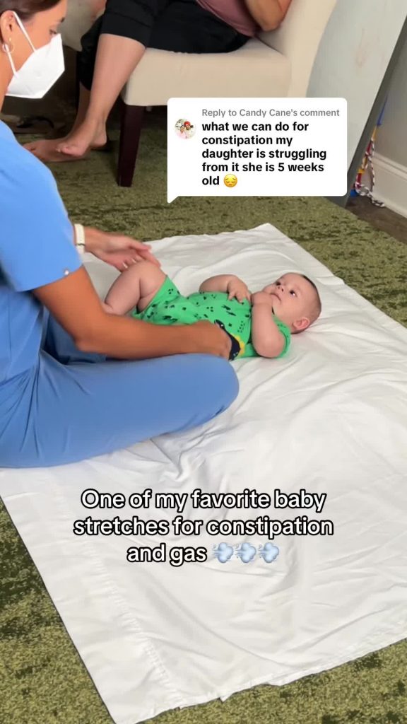 @happybabybodywork Replying to @Candy Cane gentle and supported spinal twist hel...