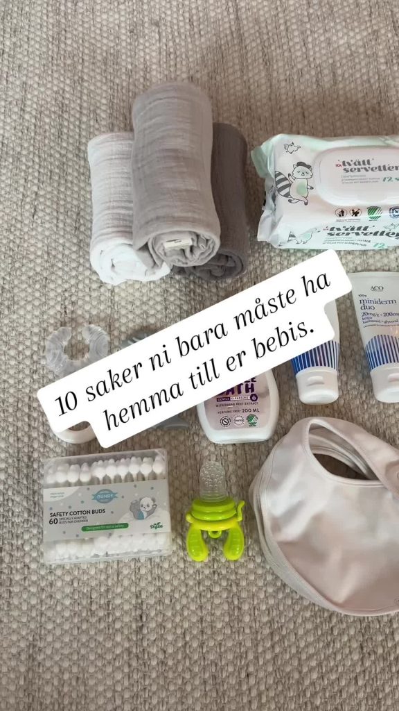 @mammabebis 10 saker ni bara måste ha hemma till er bebis – del 2. Här är mina r...