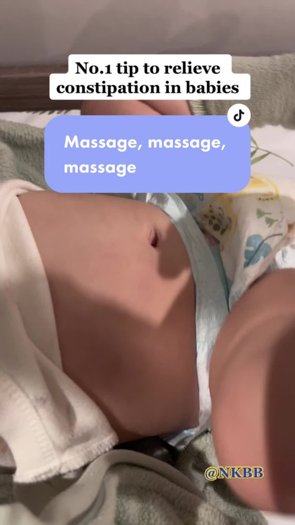 @nannykellybb Newborn babies are often constipated due to their immature digesti...