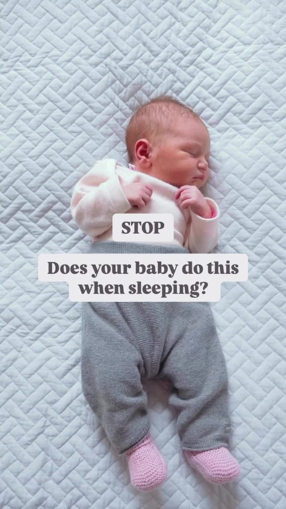 @soundasleepcoach Does your baby flail their arms or suddenly wake up like they’...