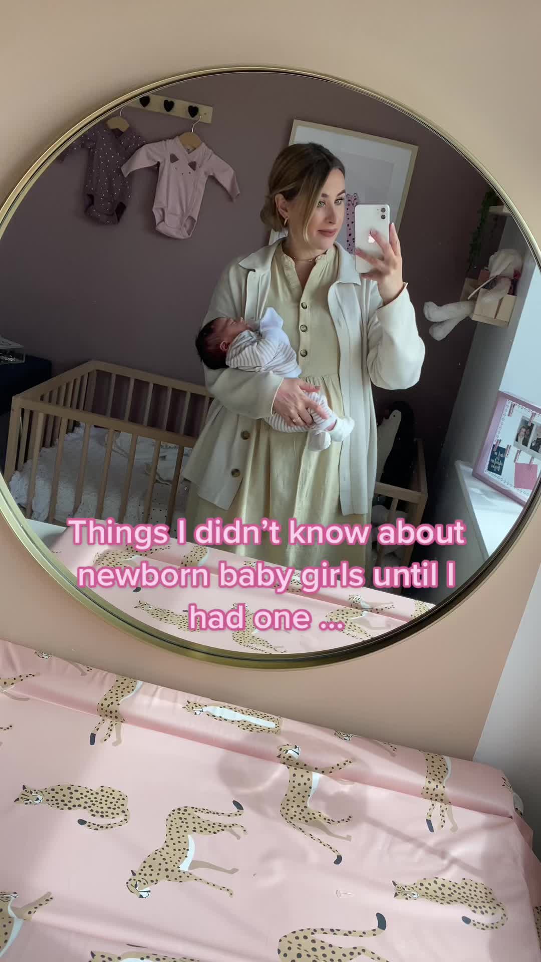 @homewithscarlett_ Weird but totally normal things about newborn baby girls #new...