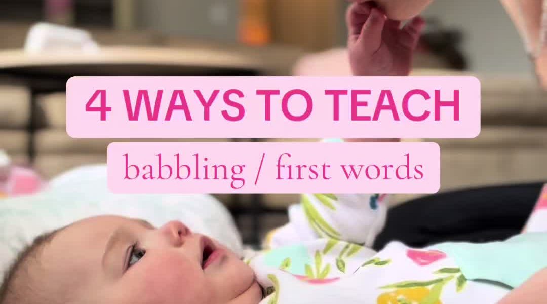 @shaunaspeechmama Hi, I’m a speech therapist and a mom! Try these four things to...