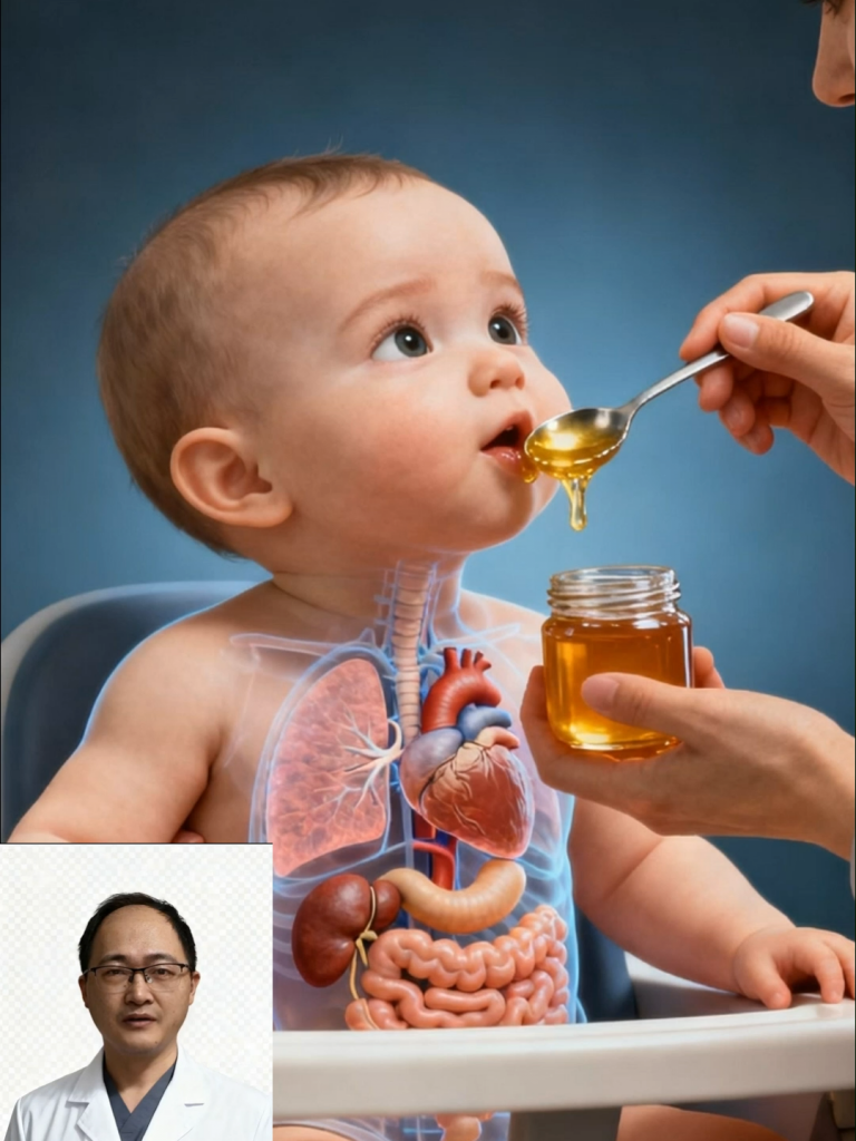 @xiaobin.wu7 Never give honey to babies under 1 | Baby safety PSA For babies un...