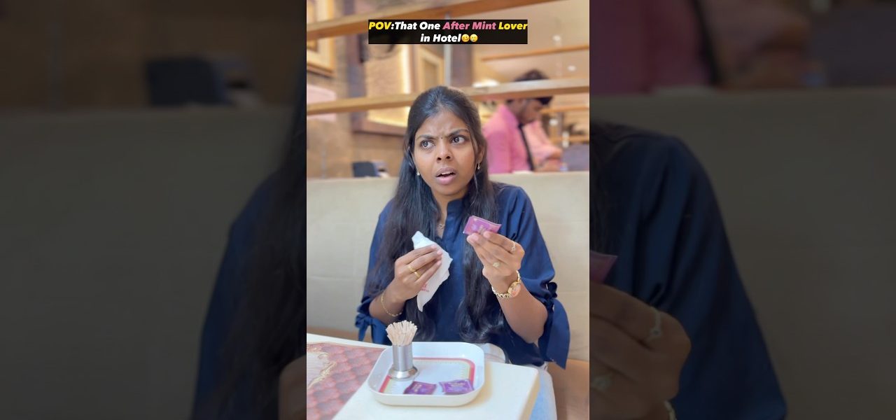 After mint lover🥲😫#sharmilageorge #shorts