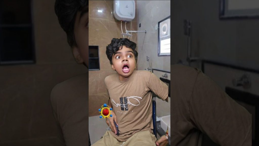 Bathroom mein pakda gaya ansh 😂 #shorts #bhaibehan #funny #sraoster