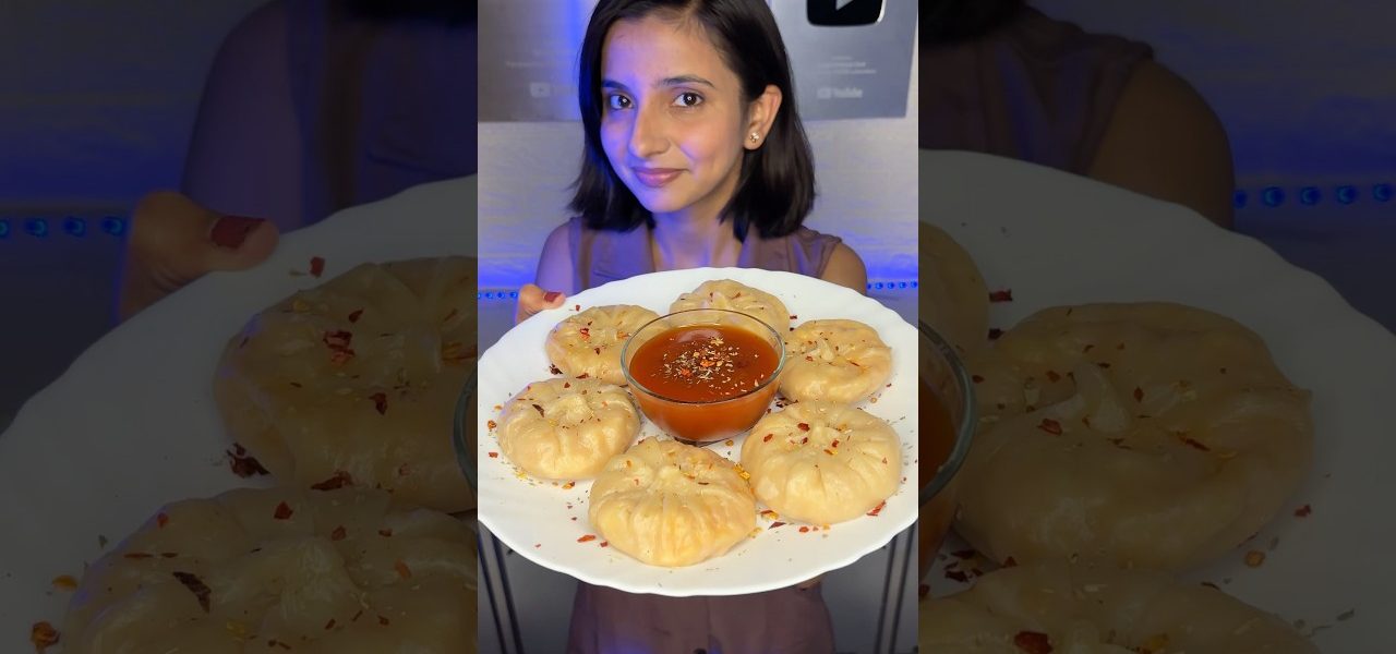 Cheese corn momos!! #recipe #shorts #youtubeshorts #food