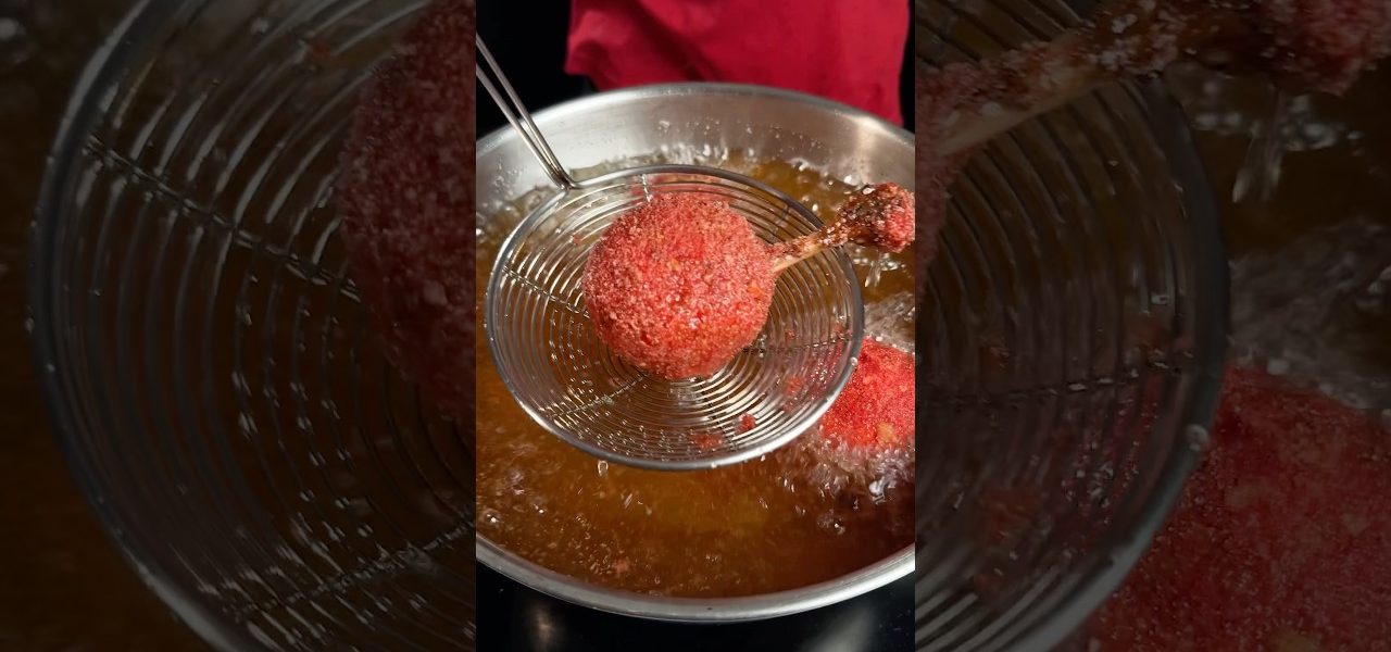 Cheetos Chicken Lollipop 🍭 #shorts