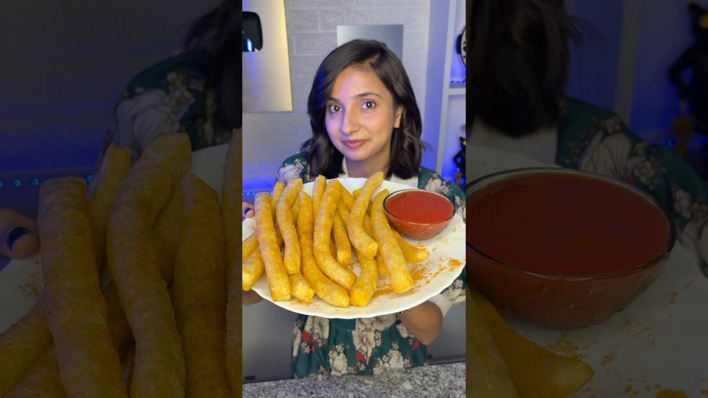 Crispy long fries!! #food #shorts #youtubeshorts #shortvideo #short