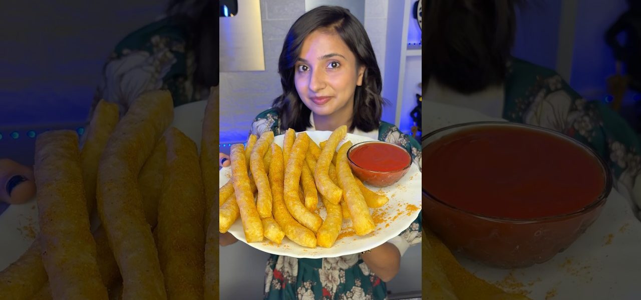 Crispy long fries!! #food #shorts #youtubeshorts #shortvideo #short