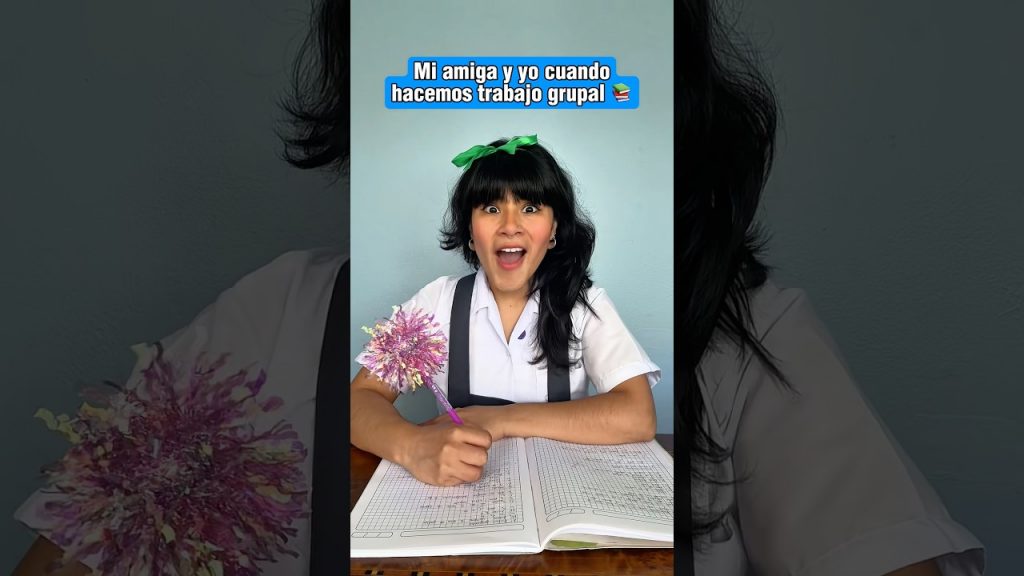 Cuando hago trabajo grupal con mi amiga ✨ #shorts #humor #tiktokvideo #comedia #Funny #fyp