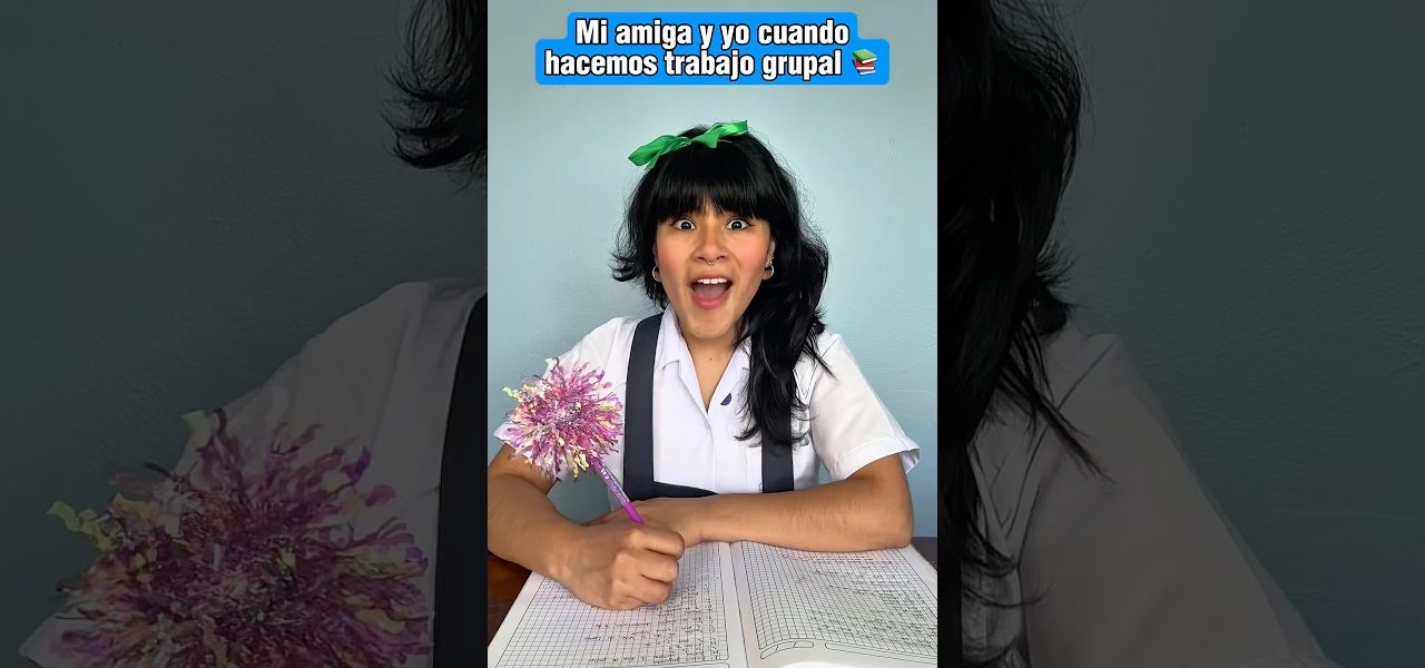 Cuando hago trabajo grupal con mi amiga ✨ #shorts #humor #tiktokvideo #comedia #Funny #fyp