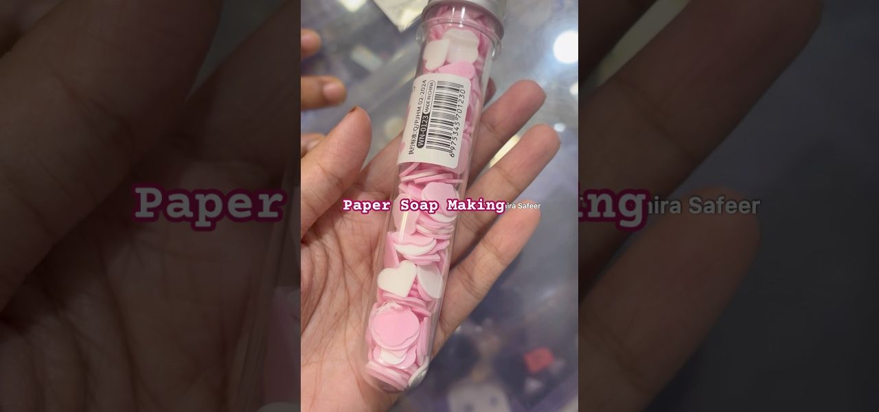 DIY|Paper Soap Making🧴|#shorts|#trending |#papersoap