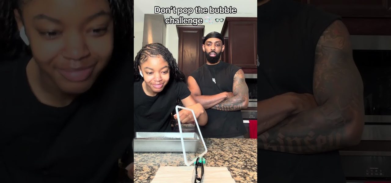 DONT POP THE BUBBLE CHALLENGE #shorts