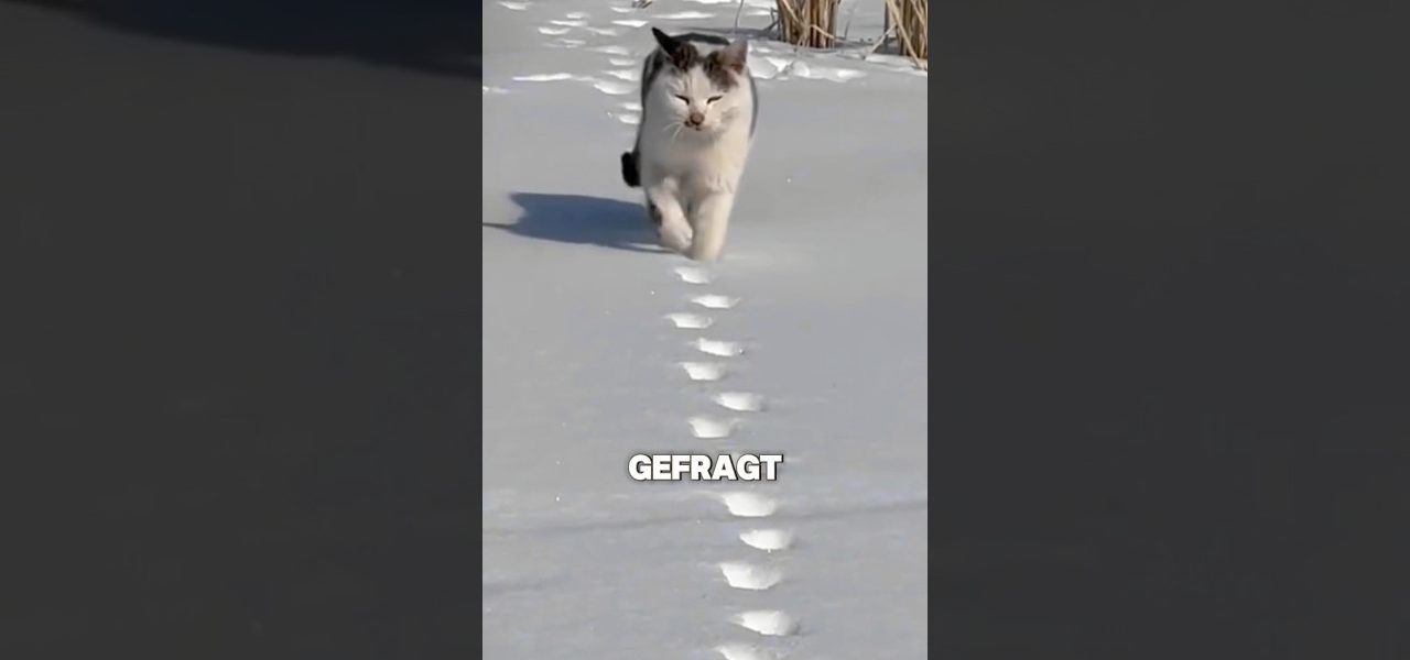 Deswegen laufen Katze so… 🤯 #shorts