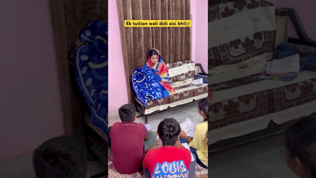 Ek tuition wali didi aisi bhi👩🏫😂 #shorts #funnyshorts #comedyshorts #ytshorts #teacherlife