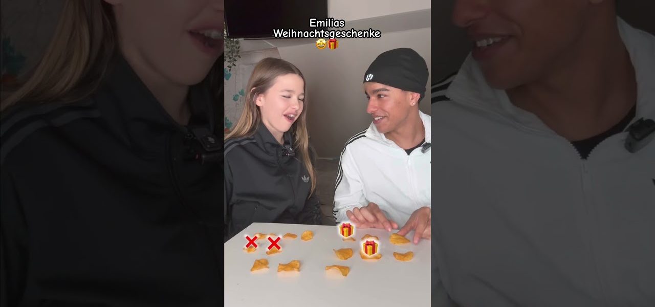 Emilias Weihnachtsgeschenke 🤯🤩 #shorts