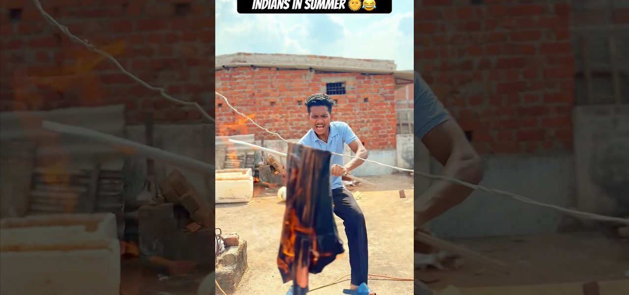 Indians In Summer 🌞😂 #shorts #comedy #funny #comedyshorts