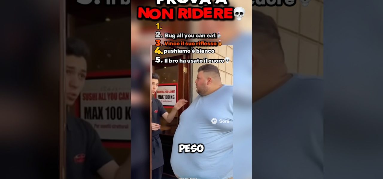 NON DEVI RIDERE...😂 | Top 5 Ai #shorts