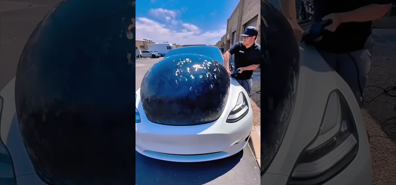 Non scoppiare mai questa bolla sull’auto😳🤯 #shorts