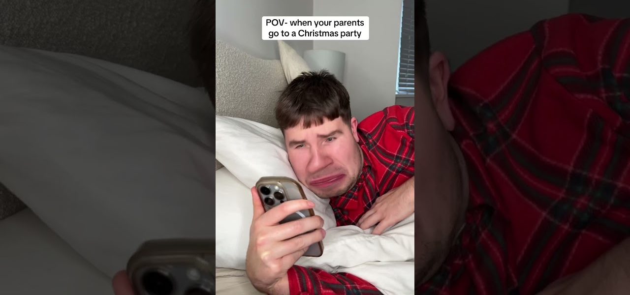 POV- when your parents go to a Christmas party 😂#shorts