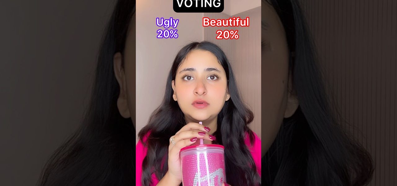 People Can Vote You Ugly Or Beautiful #funnyshorts #ytshorts #shorts