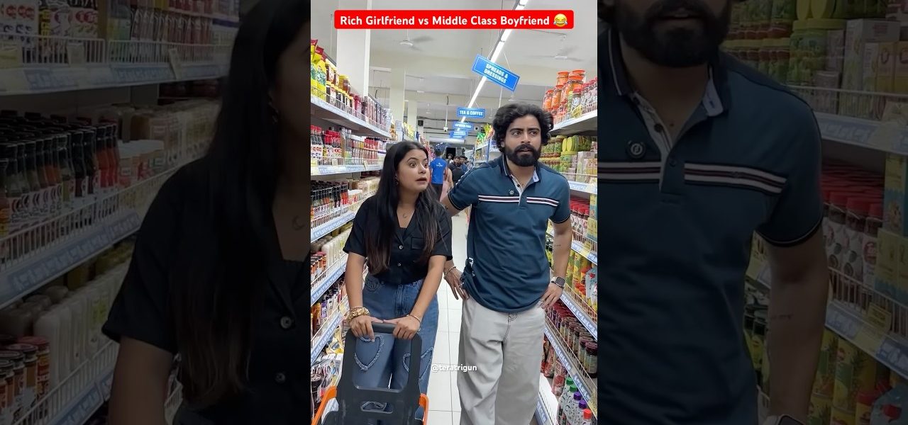 Rich Girlfriend vs Middle Class Boyfriend 😂 #shorts #ytshorts #teratrigun #comedy #richgirlfriend