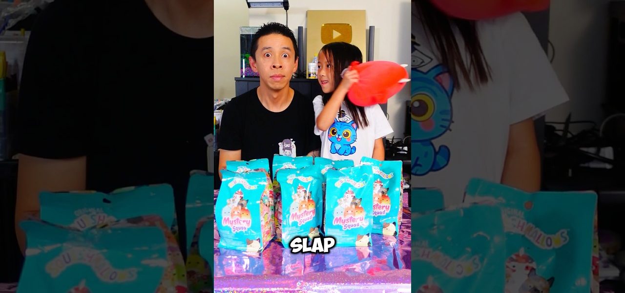 Squishmallows Doodle Art Challenge! Dad vs Daughter, Who Will Win? #shorts #artchallenges