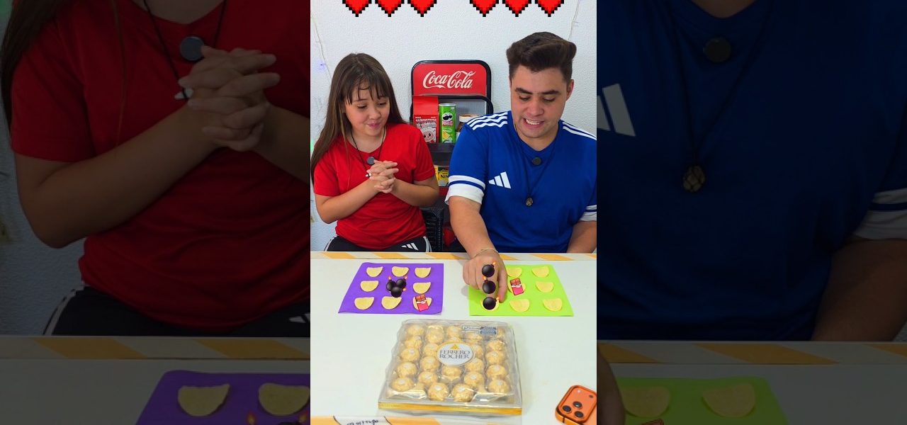 TAPA OU CHOCOLATE DESAFIO !!! #shorts #trend