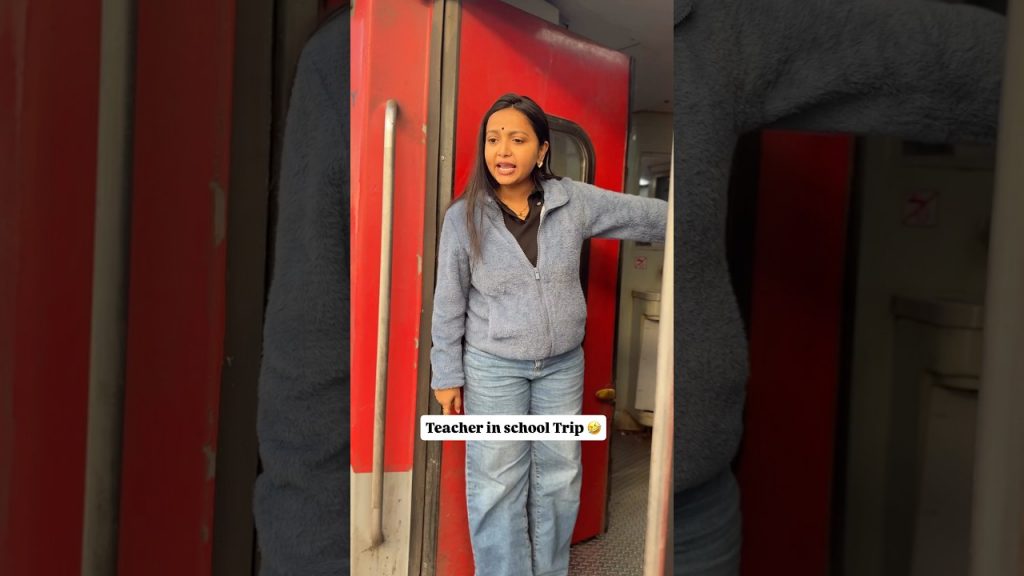 Teacher in school trip 🤣 #Shorts #viral #comedy