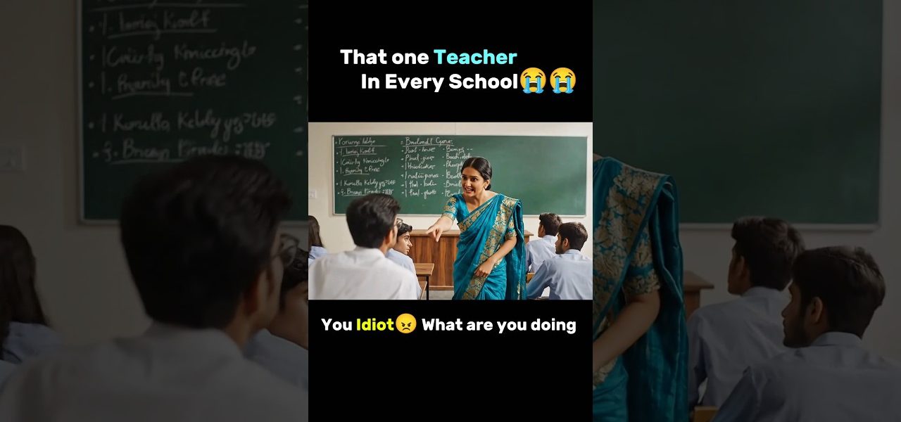 That one Teacher in Every School🤯😭 #shorts #youtubeshorts #relatable #ytshorts #teacher