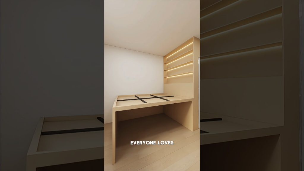 The Smartest Way To Design A Small Bedroom At Home #shorts