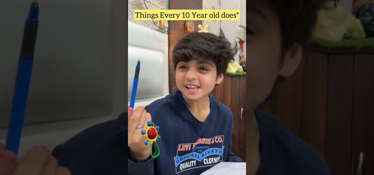 Things every 10 year old does😂♥️ | Raj Grover | #shorts