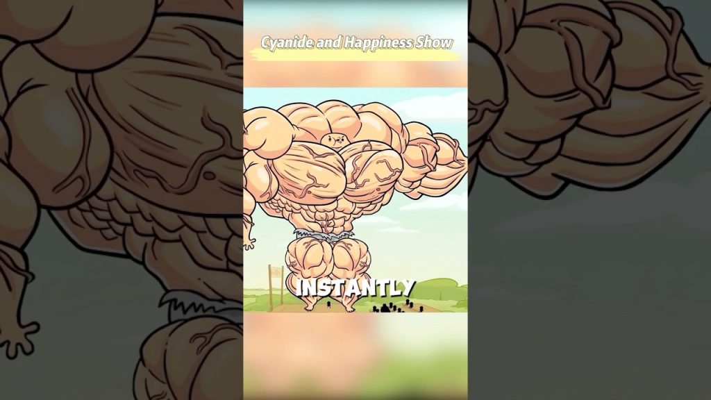 This fat man was beaten into a muscular man #animation #fyp #shorts