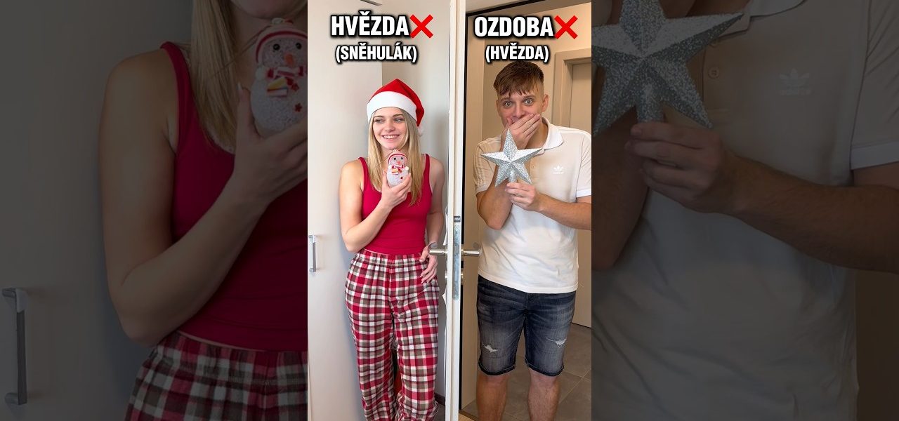 UHODNI VÁNOČNÍ PŘEDMĚT!🎄🤔 #superdvojka #trending #funny #comedy #sketch #christmas #jokes #shorts