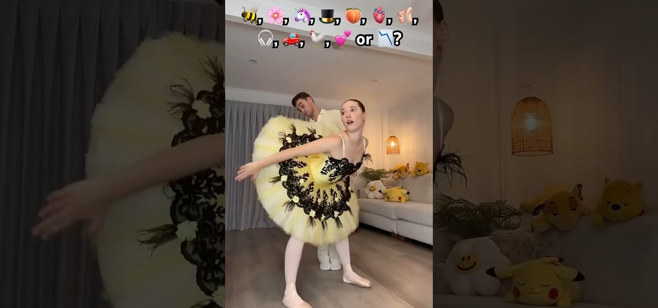 WE NEED TO KNOW!? 🩰😅 - Jasmin and James #dance #trend #viral #couple #funny #ballet #shorts