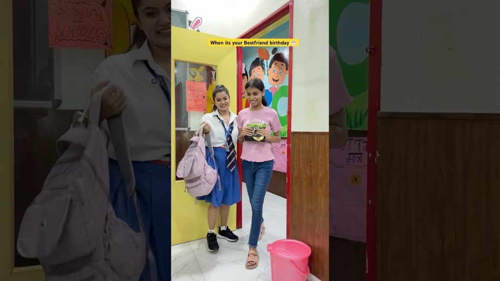 When its your bestfriend birthday in school 🏫 #shorts #sejalgabashorts #ytshorts #school