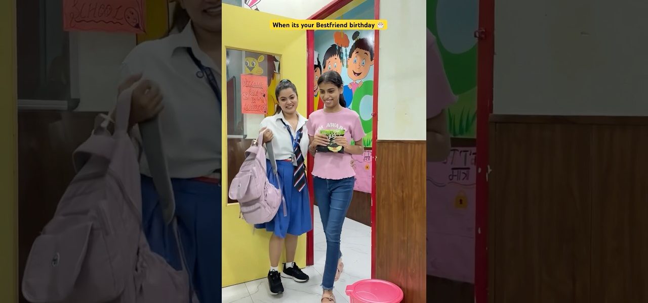 When its your bestfriend birthday in school 🏫 #shorts #sejalgabashorts #ytshorts #school