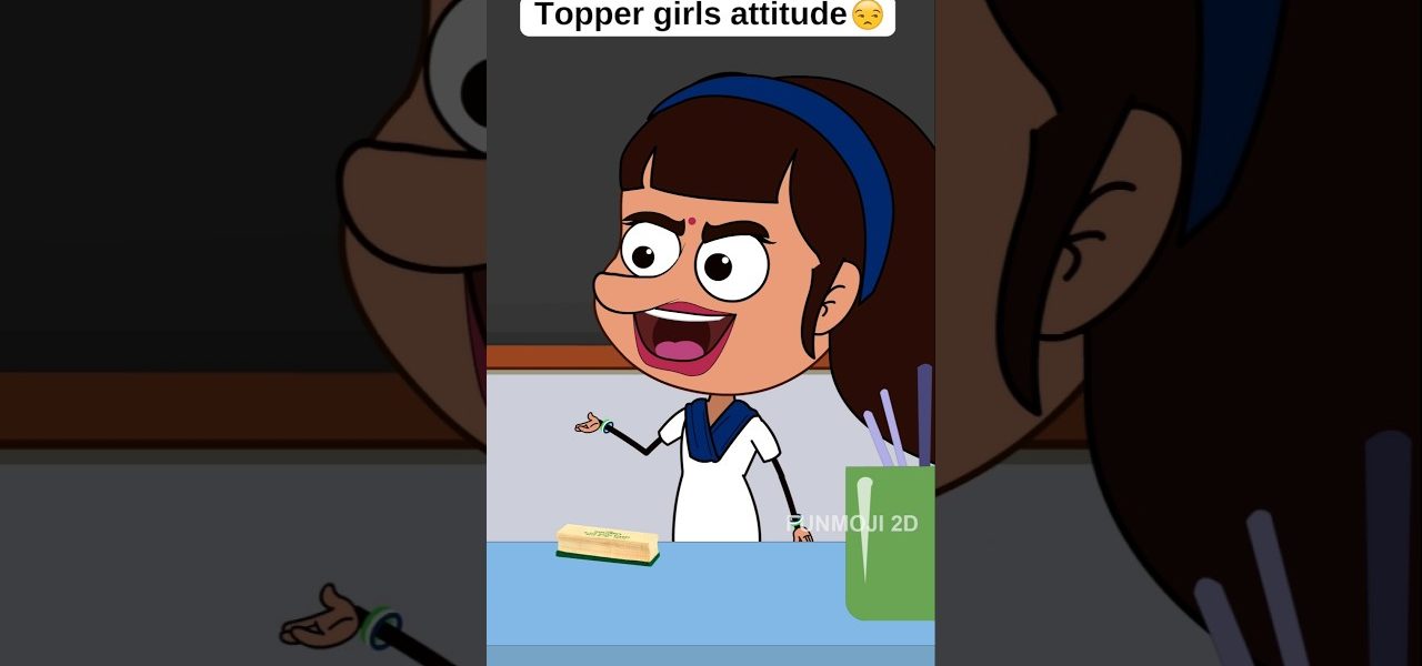 Yattitude garls😒😎 #funmoji2d #villagecomedy #school #nostalgia #nostalgic #shorts #cartoon  #comedy