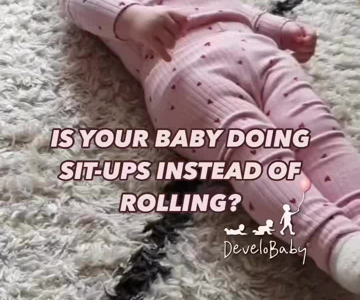 @develobaby Straight sit-ups can be a motor challenge in babies who also: Strugg...