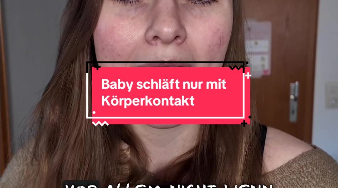 @familienbegleitung.fulda Wenn dein Baby nur mit Körperkontakt schläft, kann das...