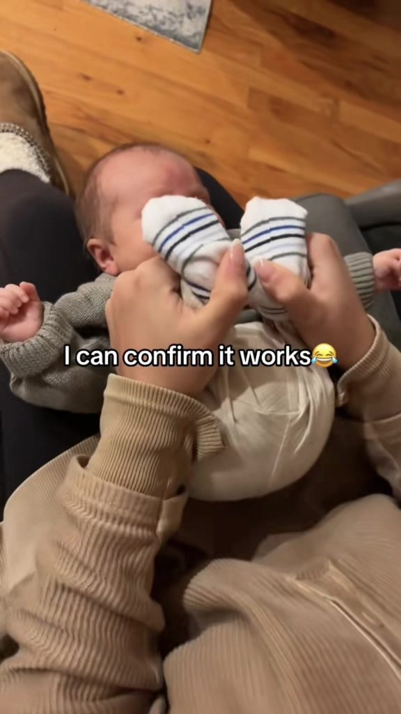 @littleadorablebaby Babies fart trick#baby #babytiktok #newborn #fyp #cute #ador...