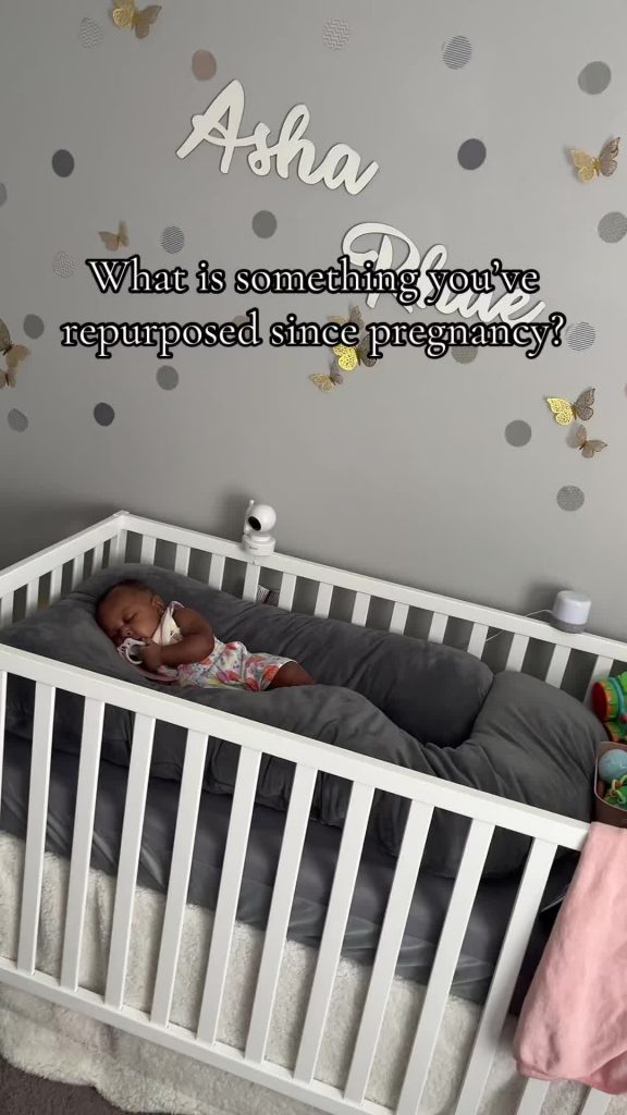 @tash.___ We’re trying to get baby girl to sleep in her crib more often. So toda...