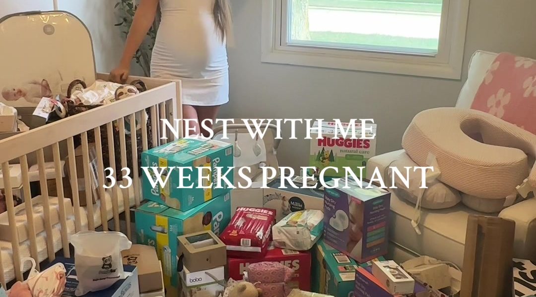 @taylor.hudson3 Nesting away over here  #momsoftiktok #firsttimemom #newborn #ne...