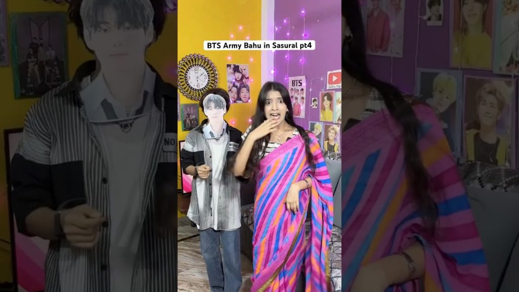BTS Army Bahu in Sasural pt4 #viralshort #comedy #btsarmy
